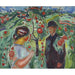 Riproduzione del dipinto Sotto le mele rosse - Edvard Munch