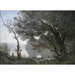 Riproduzione del dipinto Souvenir de Mortefontaine di Jean-Baptiste-Camille Corot
