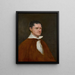 Ritratto di un gentiluomo tradizionalmente considerato un fratello di Francisco de Goya - Scuola spagnola — quadro incorniciato alla parete