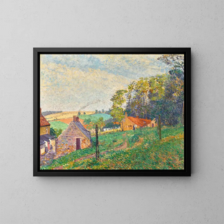 Paesaggio con cottage - Spencer Frederick Gore — quadro incorniciato alla parete
