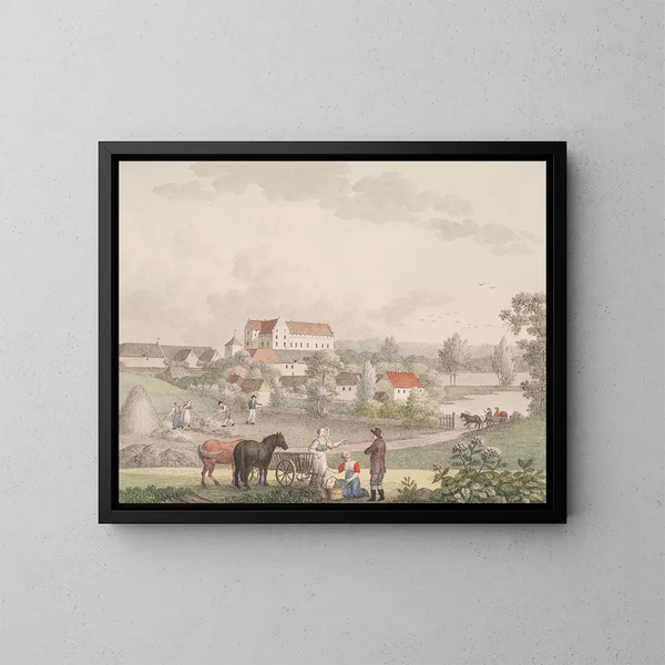 Gisselfeld - Søren L. Lange — quadro incorniciato alla parete