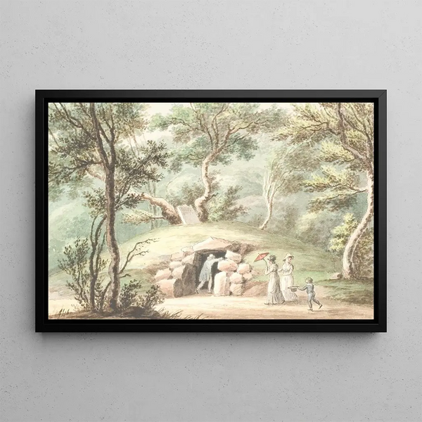 Tombeau vicino a Jægerspris - Søren L. Lange — quadro incorniciato alla parete