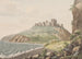 Hammershus a Bornholm visto dal lato sud - Søren L. Lange — vista dell’opera