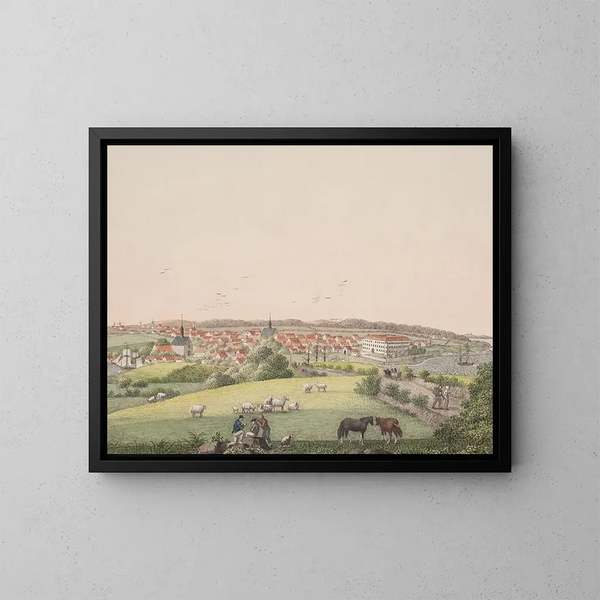 Sonderborg sull'isola di Als - Søren L. Lange — quadro incorniciato alla parete