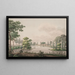 Vista della residenza del Signor oratore Classen vicino alla porta est di Copenaghen - Søren L. Lange — quadro incorniciato alla parete