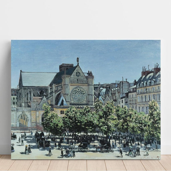 Riproduzione del dipinto St. Germain l'Auxerrois - Claude Monet