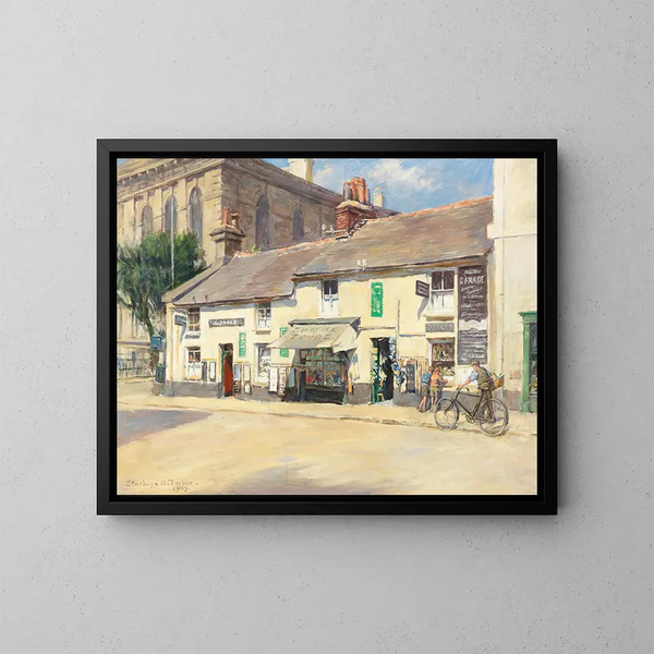 Un vieux quartier de Penzance - Stanhope Alexander Forbes — quadro incorniciato alla parete