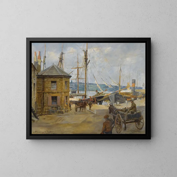 L'ancienne maison de pesage de Penzance - Stanhope Alexander Forbes — quadro incorniciato alla parete