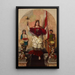 Allégorie della Polonia - Stanisław Bieńkiewicz — quadro incorniciato alla parete