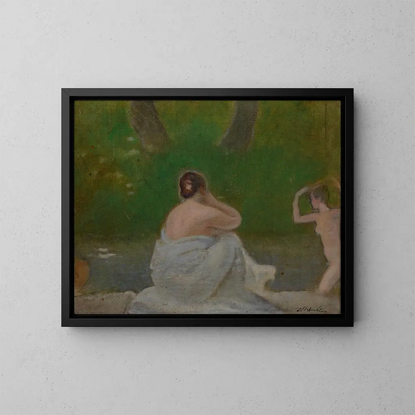 nel parco - Stanisław Dębicki — quadro incorniciato alla parete