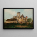 Vista del Castello di Winicz dal lato delle Cappelle - Stanisław Fabijański — quadro incorniciato alla parete