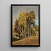 Studio di alberi - Stanisław Filibert Fleury — quadro incorniciato alla parete
