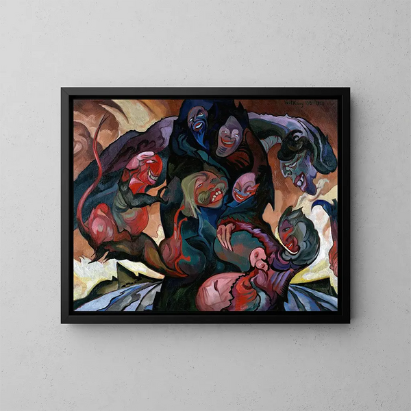 L'afterimage du soleil - Stanisław Ignacy Witkiewicz — quadro incorniciato alla parete