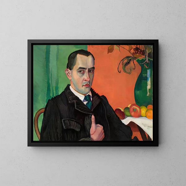 Ritratto di Maria Stawarska Goliska - Stanisław Ignacy Witkiewicz — quadro incorniciato alla parete