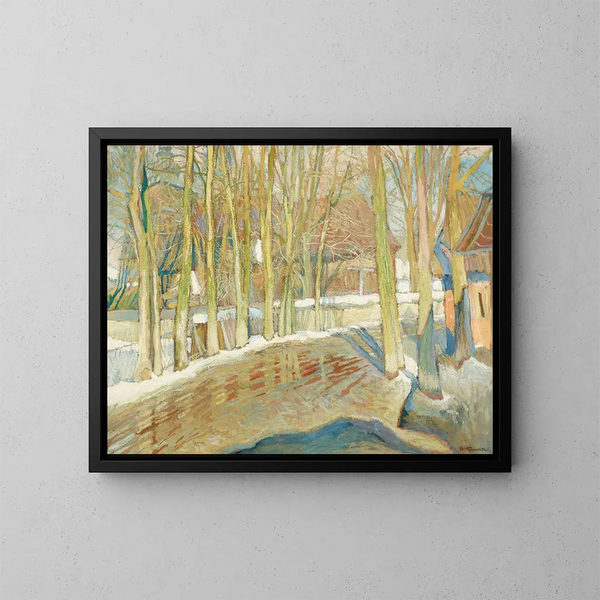 Dégel - Stanisław Kamocki — quadro incorniciato alla parete