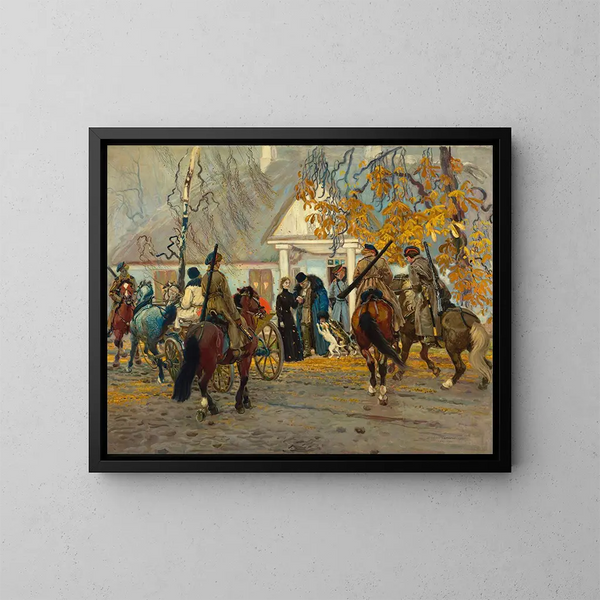Insurgé arresté - Stanisław Masłowski — quadro incorniciato alla parete