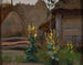 Studio di paesaggio: Mufloni davanti a un cottage - Stanisław Straszkiewicz — vista dell’opera