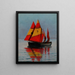 Bateaux sur la mer - Stanisław Witkiewicz — quadro incorniciato alla parete
