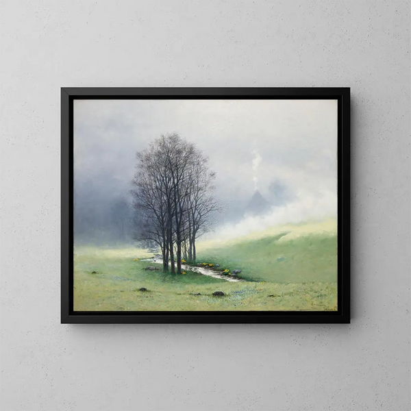 Brume di primavera - Stanisław Witkiewicz — quadro incorniciato alla parete