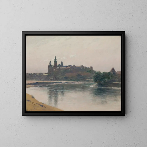 Wawel lato Vistula - Stanisław Witkiewicz — quadro incorniciato alla parete