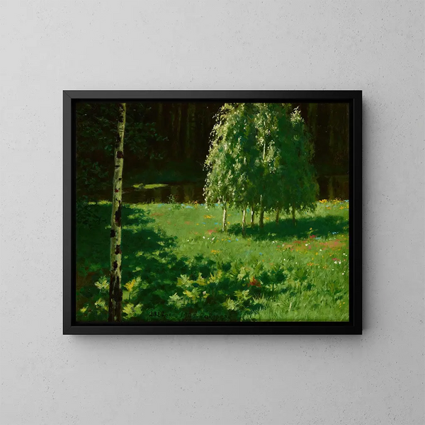 Jeunes bouleaux - Stanisław Witkiewicz — quadro incorniciato alla parete