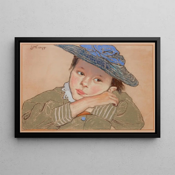 Stanisaw Wyspiaski - Girl in a Blue Hat.webp