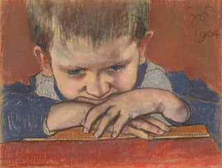 Stanisaw Wyspiaski - Mietek Leaning on Hands.webp