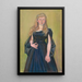 Portrait d'une jeune dame - Stanisław Wyspiański — quadro incorniciato alla parete