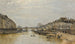 La Seine au Pont Marie - Stanislas Lépine — vista dell’opera