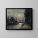 Le Canal Saint-Denis, effet de lune - Stanislas Lépine — quadro incorniciato alla parete