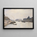 Il ponte delle Arti visto dal ponte Royal - Stanislas Lépine — quadro incorniciato alla parete
