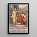 Gesù e la donna samaritana - Stecher Litho Co — quadro incorniciato alla parete