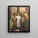 L'infante Gesù nel tempio - Stecher Litho & Co.. — quadro incorniciato alla parete
