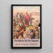 La Multiplication des pains - Stecher Litho Co — quadro incorniciato alla parete