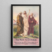 La Marche vers Emmaüs - Stecher Litho Co — quadro incorniciato alla parete