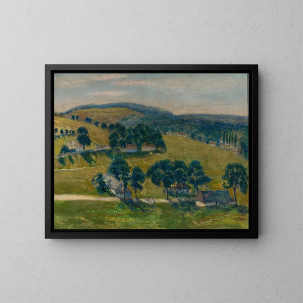 Paesaggio di Tyniec - Stefan Filipkiewicz — quadro incorniciato alla parete