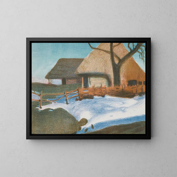 Paesaggio rurale - Stefan Filipkiewicz — quadro incorniciato alla parete