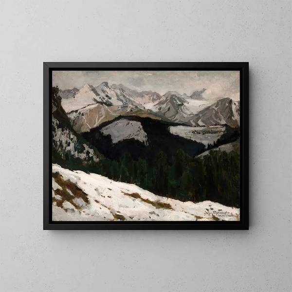 Scongelamento nelle montagne dei Tatras - Stefan Filipkiewicz — quadro incorniciato alla parete