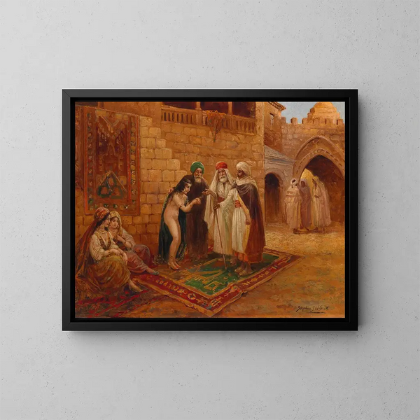 Au bazar - Stephan Sedlacek — quadro incorniciato alla parete
