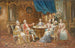 Società galante a tavola - Stephan Sedlacek — vista dell’opera