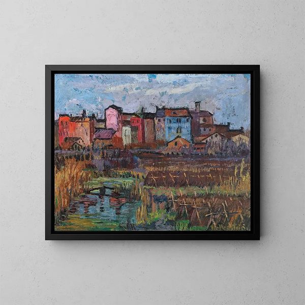 Paesaggio italiano - Stephanie Hollenstein — quadro incorniciato alla parete