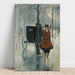 Riproduzione del dipinto scena con strass e donna, Berlino di Lesser Ury