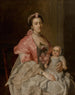 Ritratto di una madre e del suo bambino - Atelier di Allan Ramsay — vista dell’opera