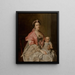 Ritratto di una madre e del suo bambino - Atelier di Allan Ramsay — quadro incorniciato alla parete