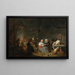 Il Sabbat delle Streghe - Atelier di David Teniers il Giovane — quadro incorniciato alla parete