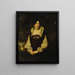 Ritratto di Fanny Kemble - Stile di Thomas Lawrence — quadro incorniciato alla parete