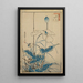 Oiseau au-dessus des coquelicots - Sugakudo — quadro incorniciato alla parete