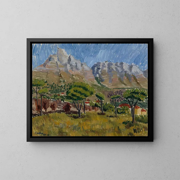 Montagne de table - Sulho Sipilä — quadro incorniciato alla parete