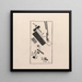 Suprematismo dinamico - Kazimir Malevich — quadro incorniciato alla parete
