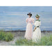 sulla spiaggia di Hellerup. Mlle Elisabeth Fischer e Mlle Anna Pauline Bruun un giorno d'estate sulla spiaggia di Hellerup - Paul Fischer